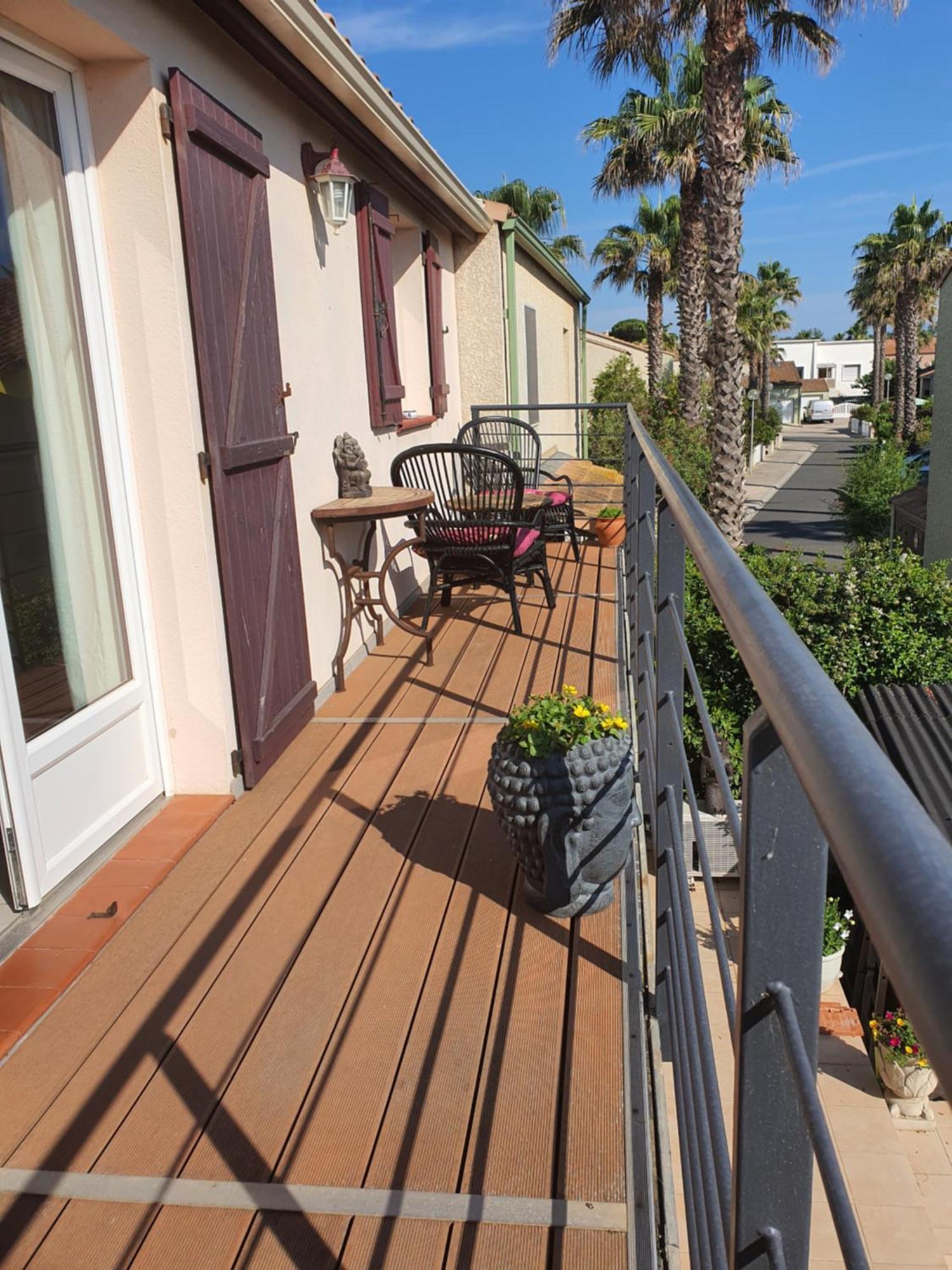 Appartement Mer Valras-Plage Bagian luar foto
